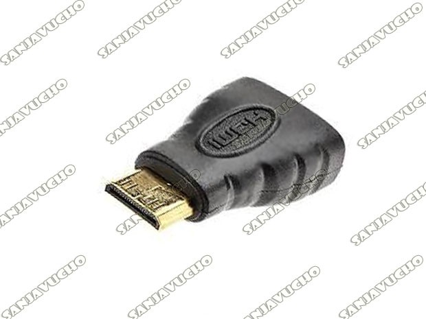 &+ FICHA HDMI A MINI HDMI EN RECTO